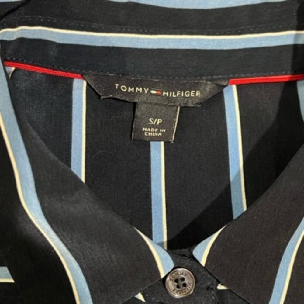 Tommy Hilfiger Striped Midi Shirt Dress - Picture 4 of 9